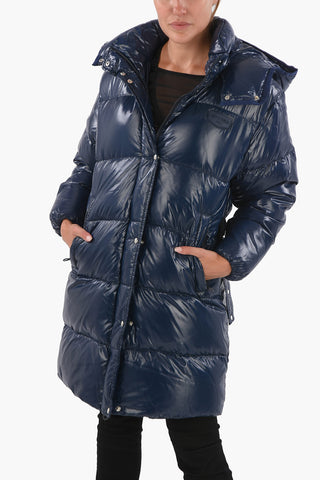 Belted RIJL AL AWWA Long Line Down Jacket
