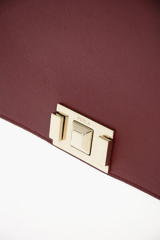 Textured Leather MIMI’ Saddle Bag
