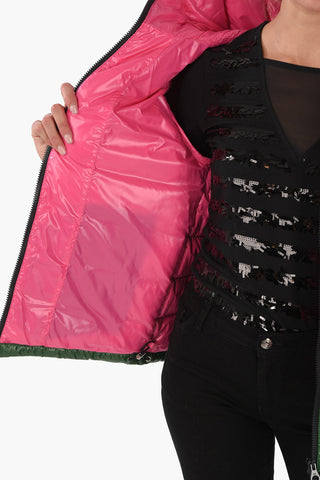 Zipped Pocket KUMADUE Down Jacket