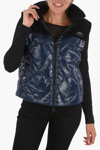 Drawstring Sleeveless ALTARF Down Jacket