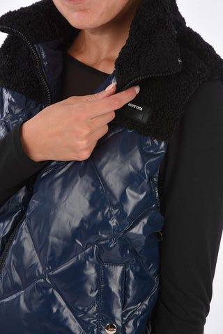 Drawstring Sleeveless ALTARF Down Jacket