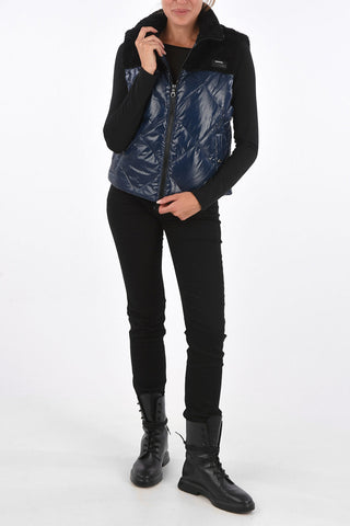 Drawstring Sleeveless ALTARF Down Jacket