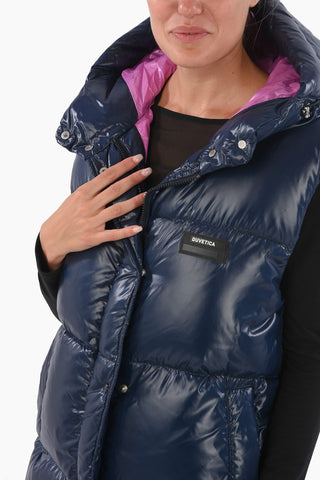 Sleeveless ALPHARO Long-Line Down Jacket
