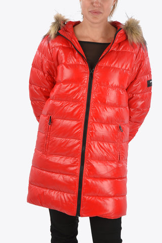 Hood Long-Line PORRIMA Down Jacket