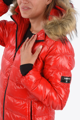 Hood Long-Line PORRIMA Down Jacket