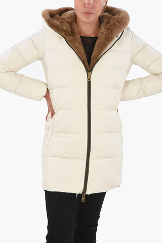 Rabbit Fur Trim CARYS Down Jacket