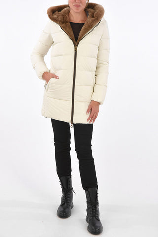 Rabbit Fur Trim CARYS Down Jacket
