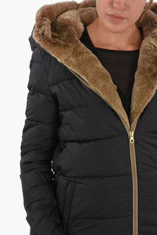 Rabbit Fur Trim CARYS Down Jacket