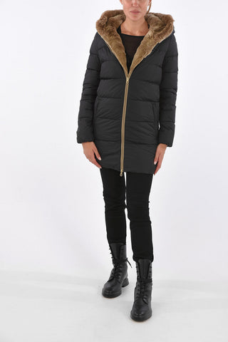 Rabbit Fur Trim CARYS Down Jacket