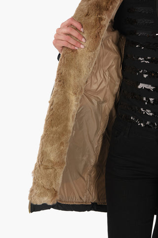 Rabbit Fur Trim CARYS Down Jacket