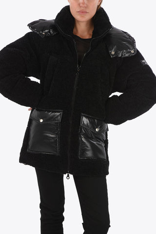 Faux Fur Removable Hood ALPHECCA Down Jacket