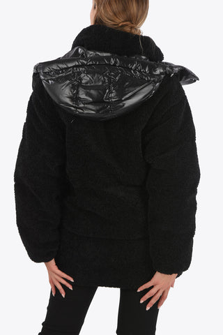 Faux Fur Removable Hood ALPHECCA Down Jacket