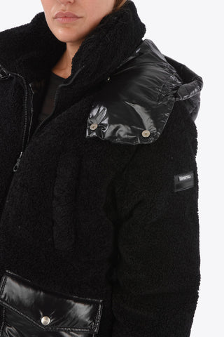 Faux Fur Removable Hood ALPHECCA Down Jacket