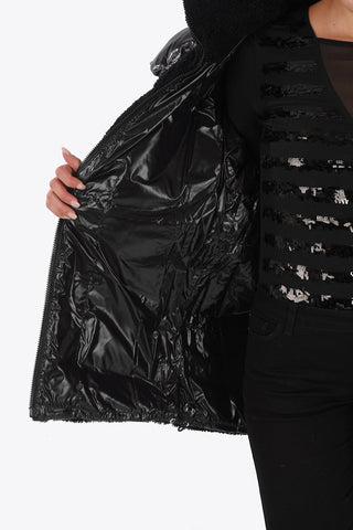 Faux Fur Removable Hood ALPHECCA Down Jacket