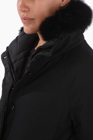 Fox Fur Collar Reversible IDE-ERRE Down Jacket