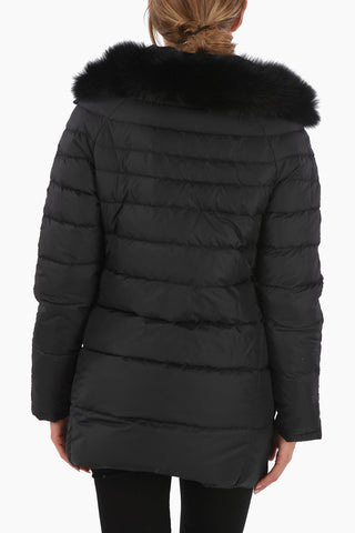 Fox Fur Collar Reversible IDE-ERRE Down Jacket