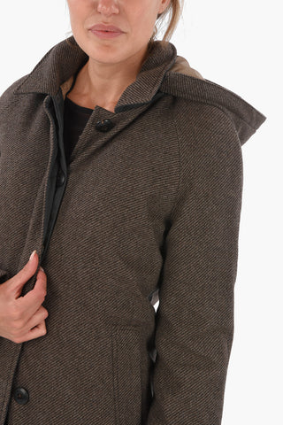 Jetted Pocket GRANIA Down Jacket with Hood