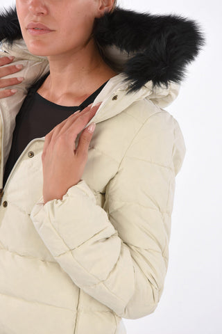 Fox Fur Application AILSA Down Jacket