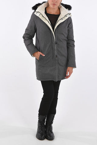 Fox Fur Collar Reversible IDE-ERRE Down Jacket