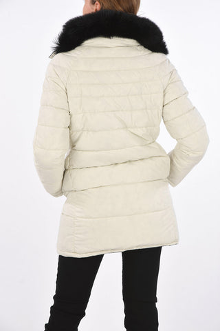 Fox Fur Collar Reversible IDE-ERRE Down Jacket