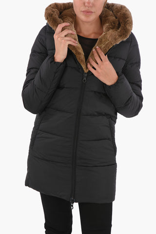 Rabbit Fur Trim CARYS Down Jacket