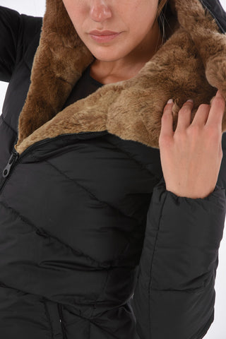 Rabbit Fur Trim CARYS Down Jacket