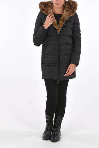 Rabbit Fur Trim CARYS Down Jacket
