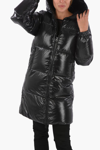 Zipped Pocket ARCTURUS Long-Line Down Jacket
