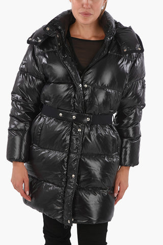 Belted RIJL AL AWWA Long Line Down Jacket