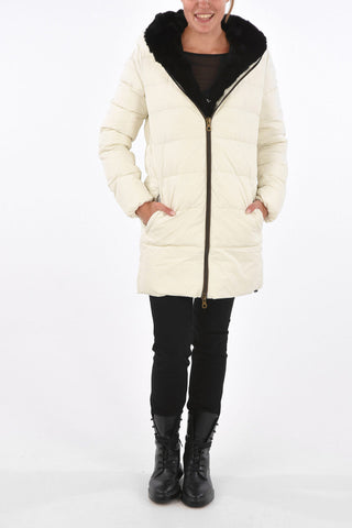 Rabbit Fur Trim CARYS Down Jacket