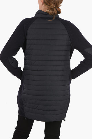 Cashmere Sleeve LINDSAY Lightweight Down Jacket