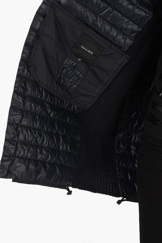 Cashmere Sleeve LINDSAY Lightweight Down Jacket