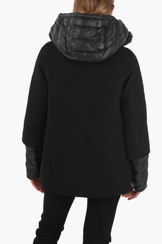 Fox Fur Application EIBHLIN Unstructured Down Jacket