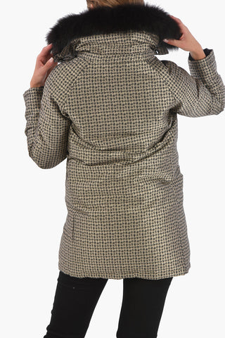 Fox Fur Collar Reversible IDE-ERRE Down Jacket