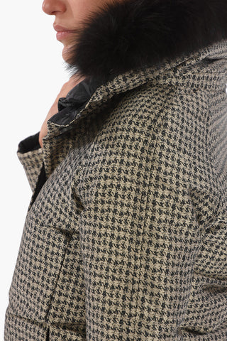 Fox Fur Collar Reversible IDE-ERRE Down Jacket