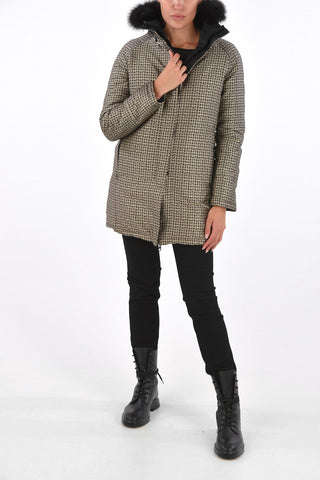 Fox Fur Collar Reversible IDE-ERRE Down Jacket