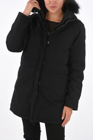 Fox Fur Collar Reversible IDE-ERRE Down Jacket