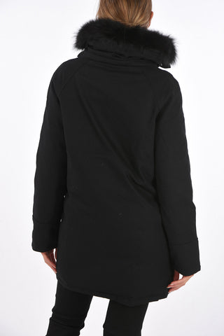 Fox Fur Collar Reversible IDE-ERRE Down Jacket