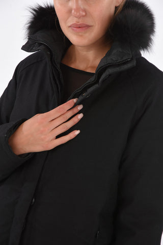 Fox Fur Collar Reversible IDE-ERRE Down Jacket