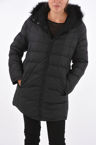 Fox Fur Collar Reversible IDE-ERRE Down Jacket