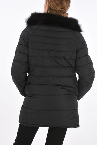 Fox Fur Collar Reversible IDE-ERRE Down Jacket