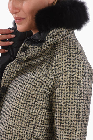Fox Fur Collar Reversible IDE-ERRE Down Jacket
