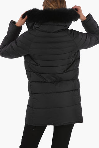 Fox Fur Collar Reversible IDE-ERRE Down Jacket