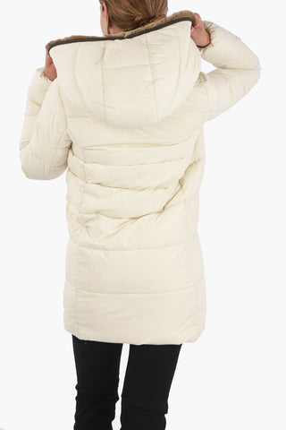 Rabbit Fur Hood CARYSDUE Down Jacket