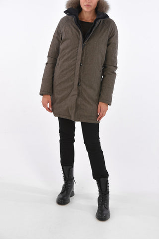 Fox Fur Collar Reversible IDE-ERRE Down Jacket