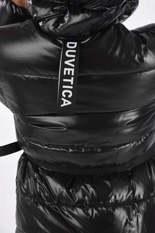 Down Jacket ALGJEBBA with Logo Belt