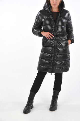Down Jacket ALGJEBBA with Logo Belt
