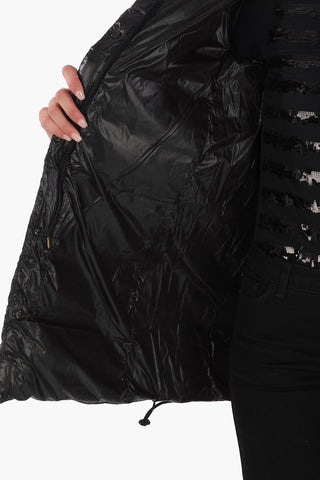 Rabbit Fur Collar DEIRDRE Over-Sized Down Jacket