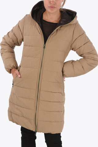 Zipped Pocket ACE Long-Line Down Jacket