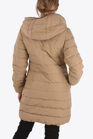 Zipped Pocket ACE Long-Line Down Jacket